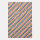 Linge De Cuisine Motif Rainbow Stripes (Vertical)