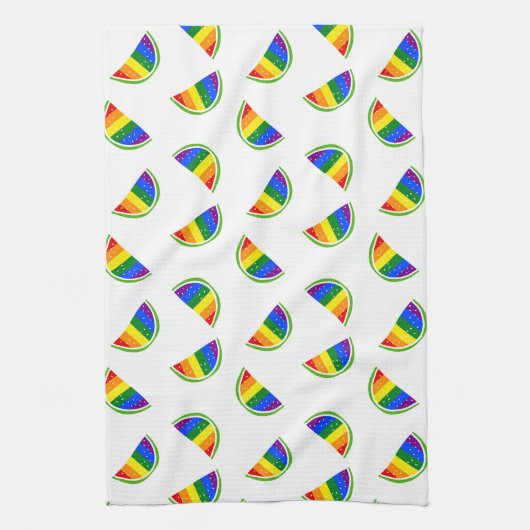 Linge De Cuisine Motif Rainbow Watermelon (Vertical)