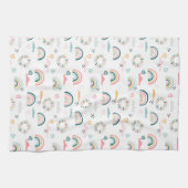 Linge De Cuisine Motif Rainbows & Hearts (Horizontal)