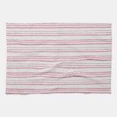 Linge De Cuisine Motif rayé à points. (Horizontal)