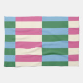 Linge De Cuisine Motif rayé vertical coloré (Horizontal)