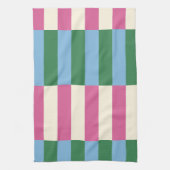 Linge De Cuisine Motif rayé vertical coloré (Vertical)