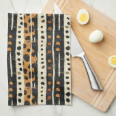 Linge De Cuisine Motif rayure rustique sud-ouest (3) (Quart Plié)