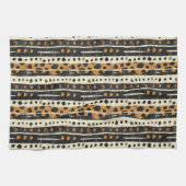 Linge De Cuisine Motif rayure rustique sud-ouest (3) (Horizontal)
