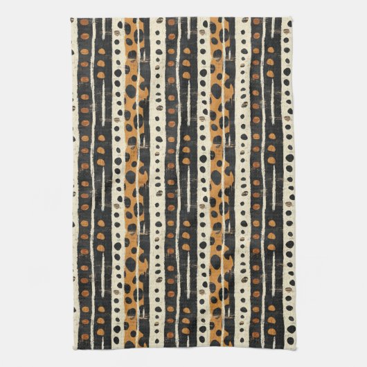Linge De Cuisine Motif rayure rustique sud-ouest (3) (Vertical)