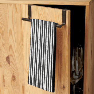 Linge De Cuisine Motif rayures verticales modernes