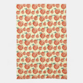 Linge De Cuisine Motif Red Apple Doodle (Vertical)
