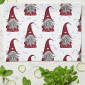 Linge De Cuisine Motif Red Gnome (Plié)