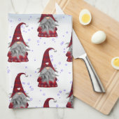 Linge De Cuisine Motif Red Gnome (Quart Plié)