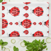 Linge De Cuisine Motif Red Ladybug (Plié)