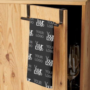 Linge De Cuisine Motif répétitif de deux logos ou images