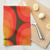 Linge De Cuisine motif rétro (Quart Plié)