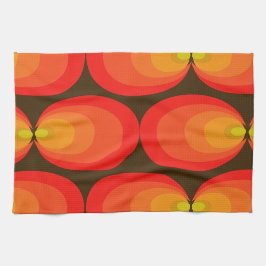 Linge De Cuisine motif rétro (Horizontal)