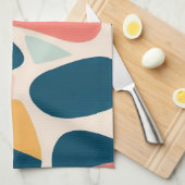 Linge De Cuisine Motif rétro Abstrait (Quart Plié)