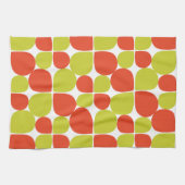 Linge De Cuisine Motif rétro Abstrait floral (Horizontal)