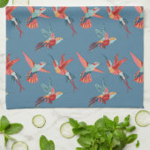 Linge De Cuisine Motif Rétro Hummingbird (Plié)