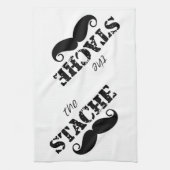 Linge De Cuisine Motif rétro Mustache Hipster (Vertical)