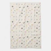 Linge De Cuisine Motif Retro Squiggle (Vertical)