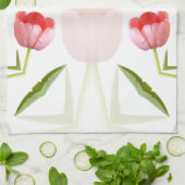 Linge De Cuisine Motif rose de kaléidoscope de tulipe (Plié)