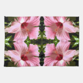 Linge De Cuisine Motif rose de ketmie (Horizontal)