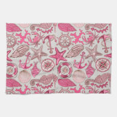 Linge De Cuisine Motif rose de mer (Horizontal)