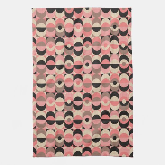 Linge De Cuisine Motif rose moderne de la moitié du siècle (Vertical)