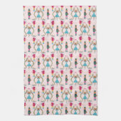 Linge De Cuisine Motif rose noisette magique (Vertical)