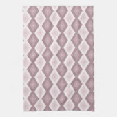 Linge De Cuisine motif rose quartz rose diamant (Vertical)