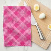 Linge De Cuisine Motif rose vif (Quart Plié)