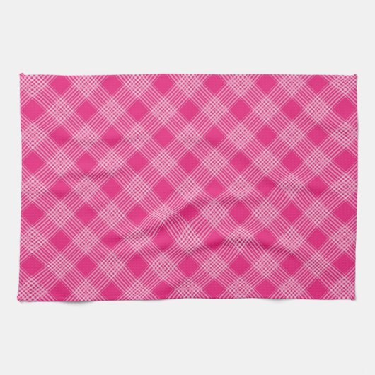 Linge De Cuisine Motif rose vif (Horizontal)
