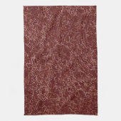 Linge De Cuisine Motif rouge simple Abstrait Thread Art (Vertical)