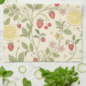 Linge De Cuisine Motif rustique de fraise et d'agrumes (1) (Plié)