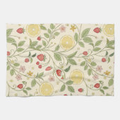 Linge De Cuisine Motif rustique de fraise et d'agrumes (1) (Horizontal)