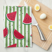 Linge De Cuisine Motif sans couture à rayures de pastèque (Quart Plié)