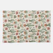 Linge De Cuisine Motif sans couture de cactus de désert succulent (Horizontal)