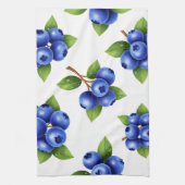 Linge De Cuisine Motif sans couture de myrtille fraîche (Vertical)