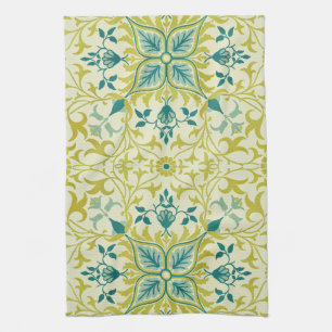 Linge De Cuisine Motif sans couture de plafond William Morris vert