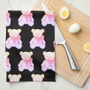 Linge De Cuisine Motif sans couture d'ours en peluche mignon créati