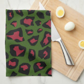 Linge De Cuisine Motif sans voile Leopard (Quart Plié)