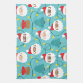 Linge De Cuisine Motif Santa Clauses (Vertical)