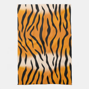 Linge De Cuisine Motif sauvage de rayures de tigre