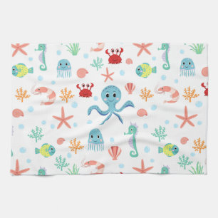 Linge De Cuisine Motif Sea World