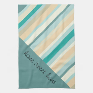 Linge De Cuisine Motif Seashore Stripes