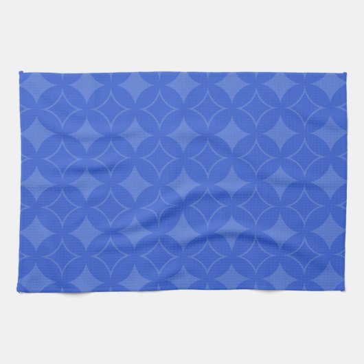 Linge De Cuisine Motif shippo bleu royal (Horizontal)