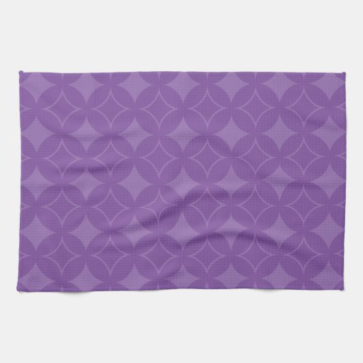 Linge De Cuisine Motif shippo violet (Horizontal)