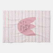 Linge De Cuisine Motif simple de tulipe rose (Horizontal)
