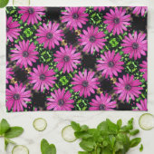 Linge De Cuisine Motif simple violet africain de marguerite (Plié)