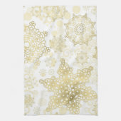 Linge De Cuisine Motif Snowflake (Vertical)