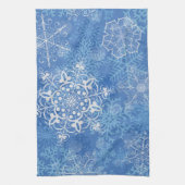 Linge De Cuisine Motif Snowflake (Vertical)