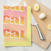 Linge De Cuisine Motif SoCal (Quart Plié)